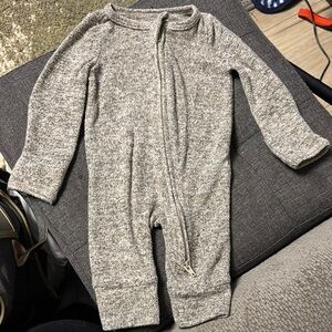 Cozy Grey Kids One Piece